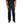 Person wearing black pants on a white background
