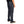 Person wearing dark blue pants on a white background
