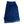 Blue denim shorts on a white background
