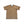 A short-sleeve crewneck t-shirt in a heathered brown or tan color, laid flat against a solid white background.