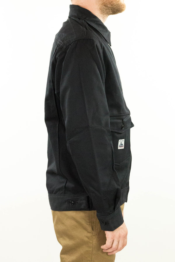 black garage jacket