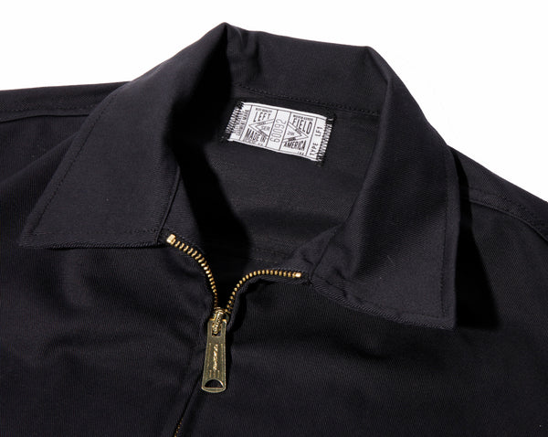 black garage jacket