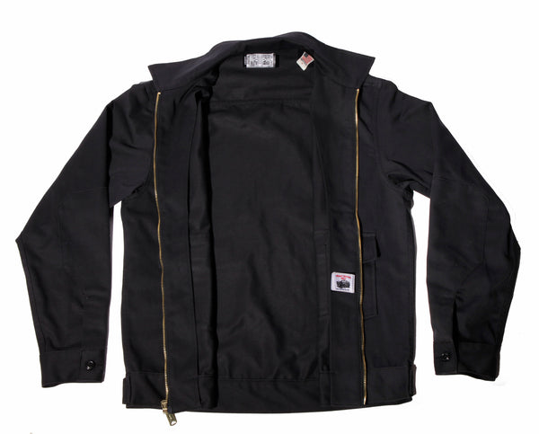 black garage jacket
